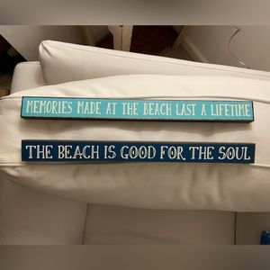 Beach Banner Memories Home Decor